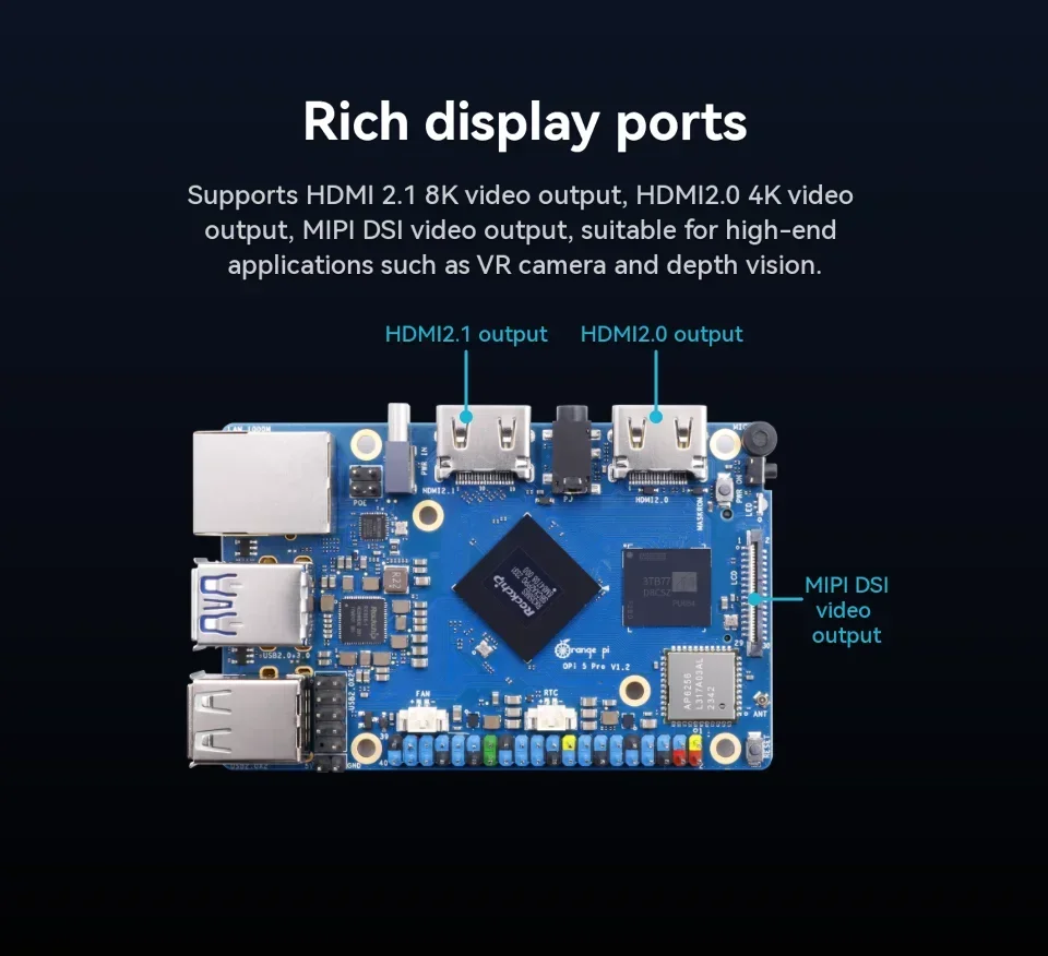 Orange Pi 5 Pro 6GB / 8GB / 16 - Orange Pi 5 Plus 16Gb incelemesi ve fiyatı